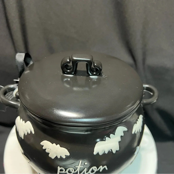 Rae Dunn Halloween 2024 Artisan Collection Ceramic Potion Cauldron Canister - Picture 6 of 13